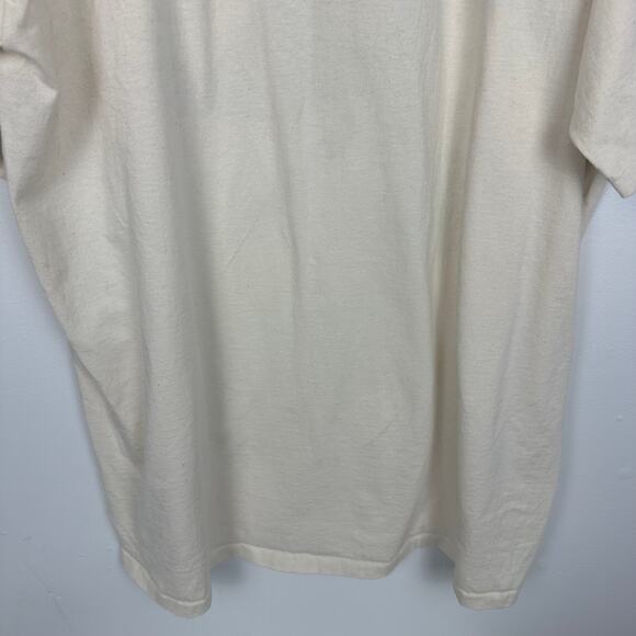 Vintage Umbro Mens Eagle Tomahawk Moon Single Stitch Crewneck Beige T-Shirt XL - Picture 9 of 11